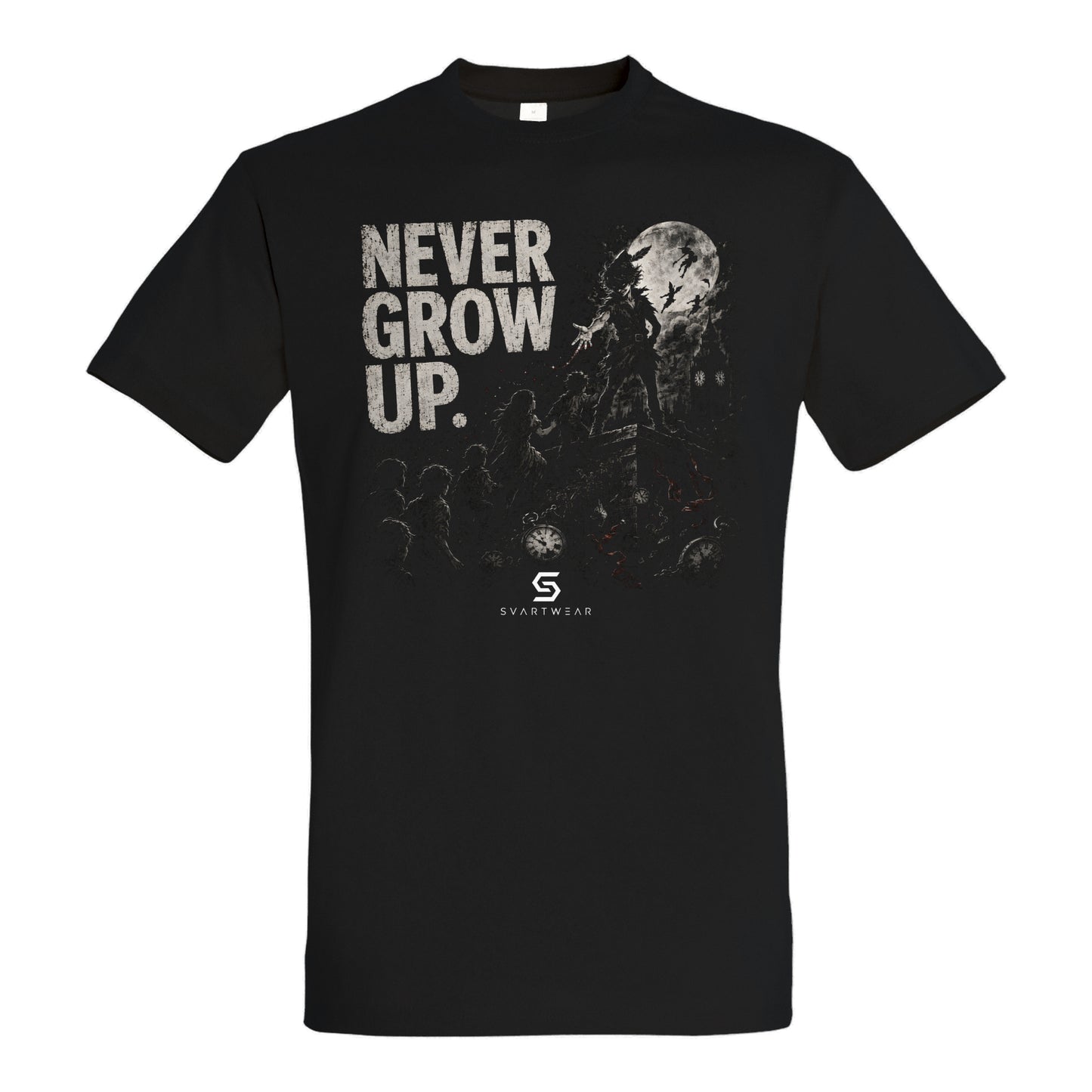 SVARTWEAR Dark Fairy Tales Shirt „Never Grow Up.“