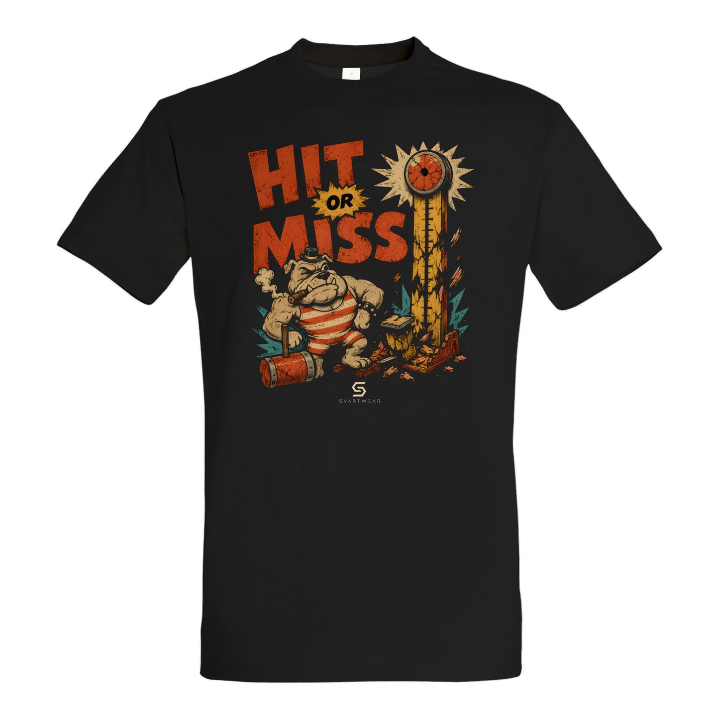 SVARTWEAR Bunte Biester Shirt „HIT OR MISS.“