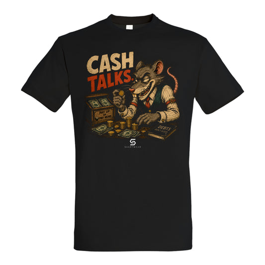 SVARTWEAR Bunte Biester Shirt „CASH TALKS.“