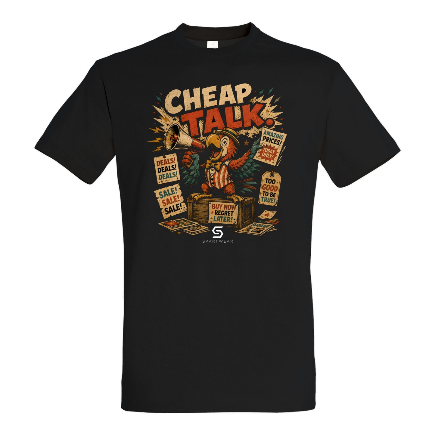 SVARTWEAR Bunte Biester Shirt „CHEAP TALK.“