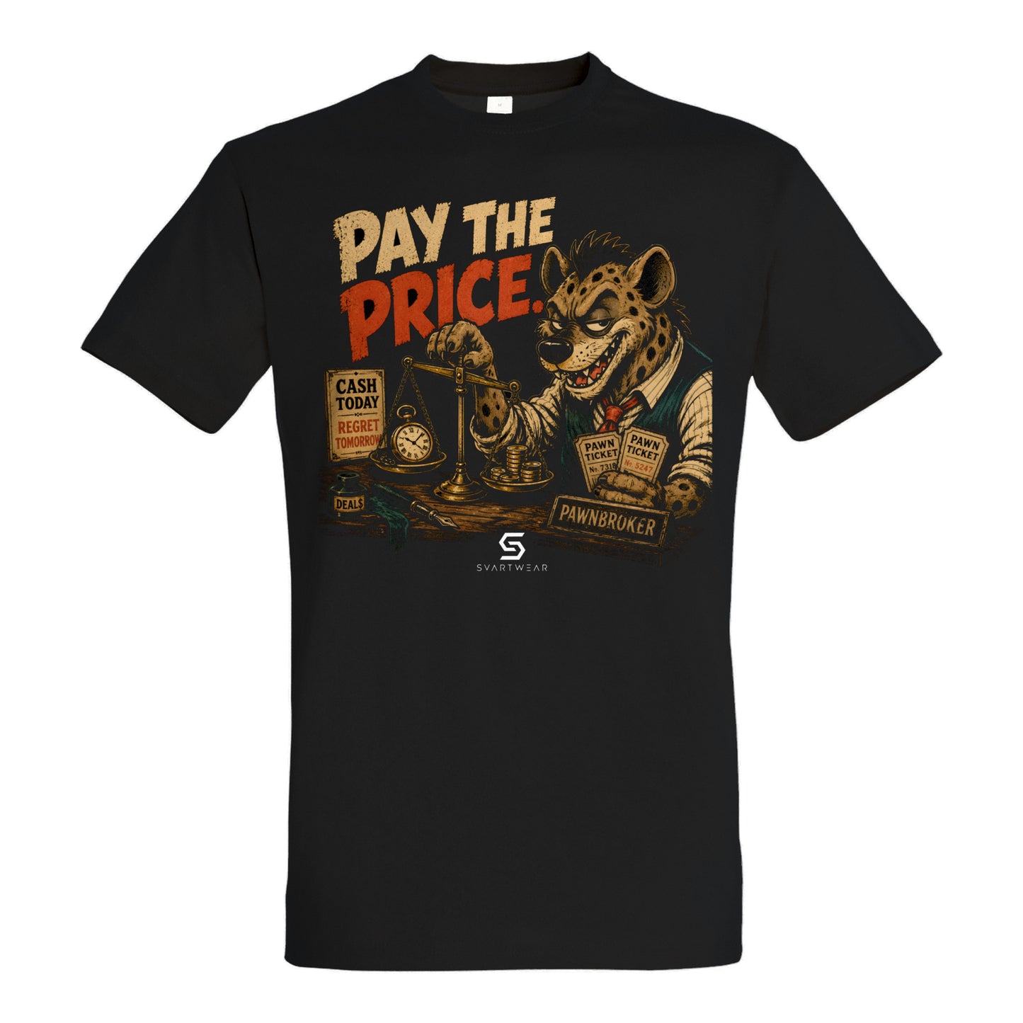SVARTWEAR Bunte Biester Shirt „PAY THE PRICE.“