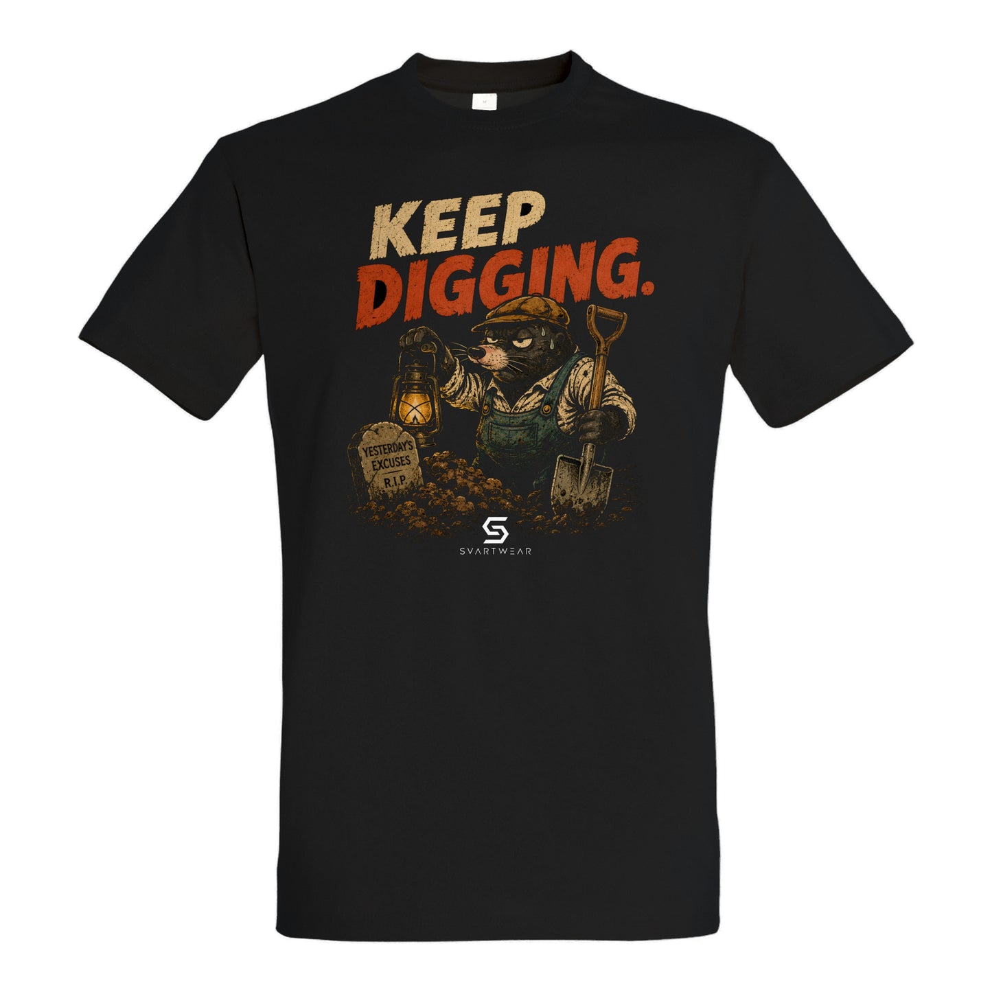 SVARTWEAR Bunte Biester Shirt „KEEP DIGGING.“