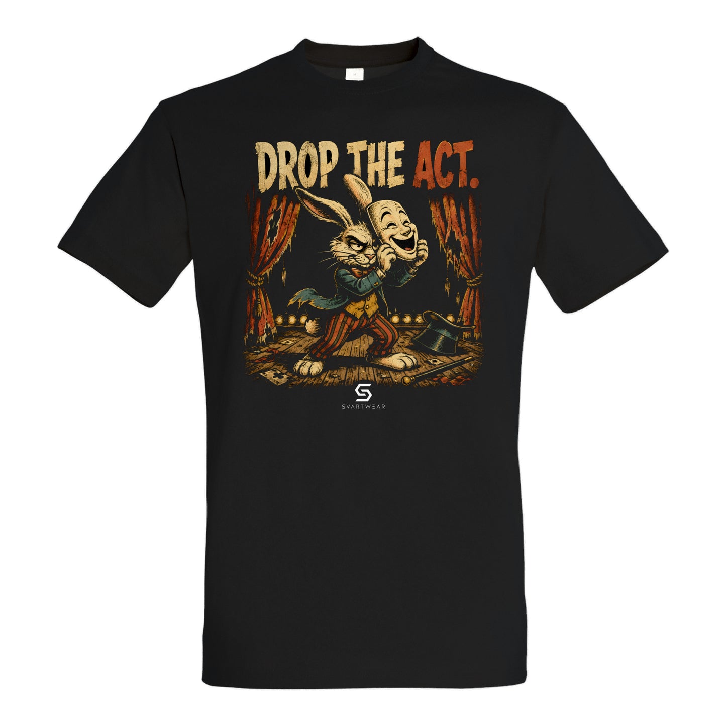 SVARTWEAR Bunte Biester Shirt „DROP THE ACT.“