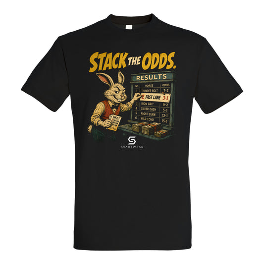 SVARTWEAR Bunte Biester Shirt „STACK THE ODDS.“
