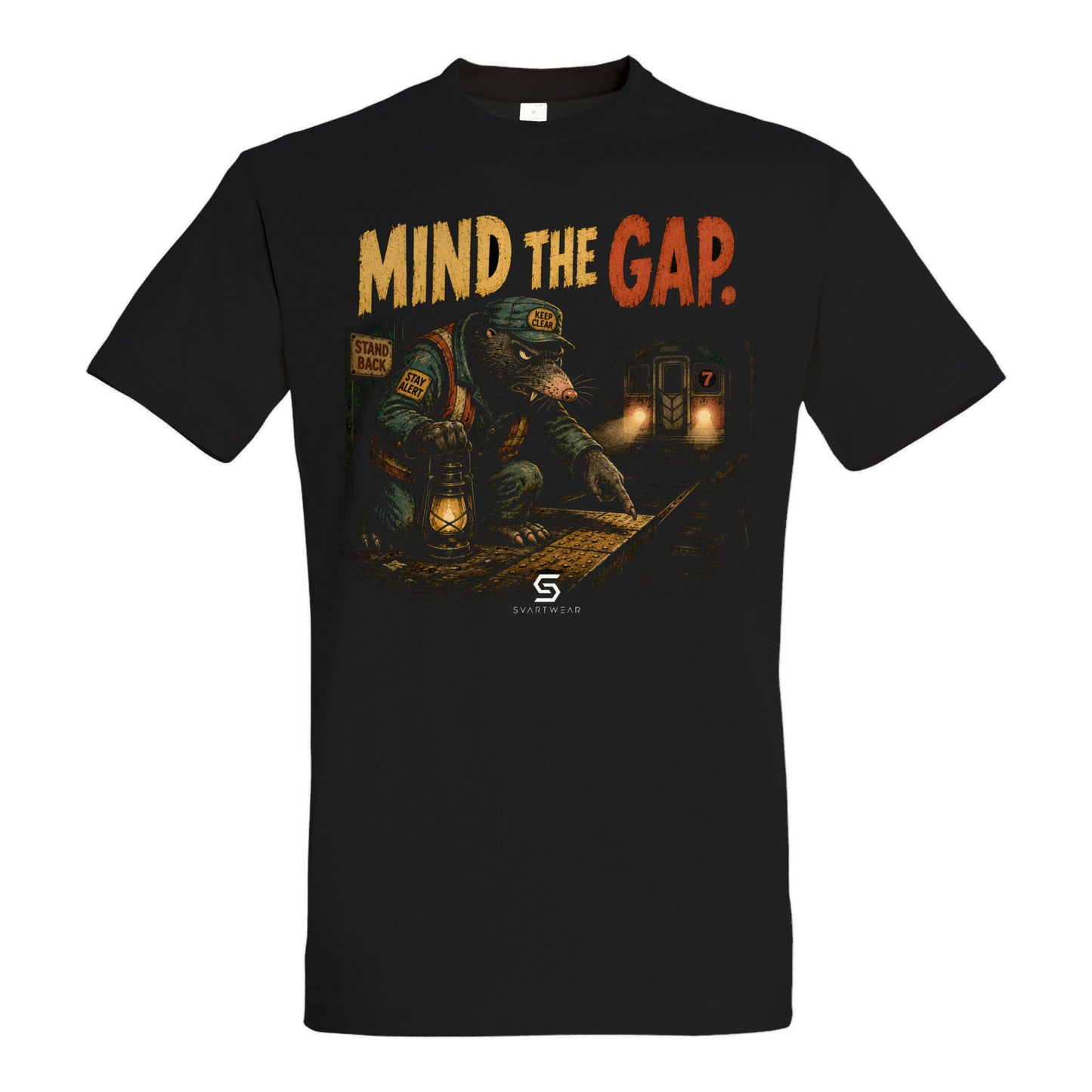 SVARTWEAR Bunte Biester Shirt „MIND THE GAP.“