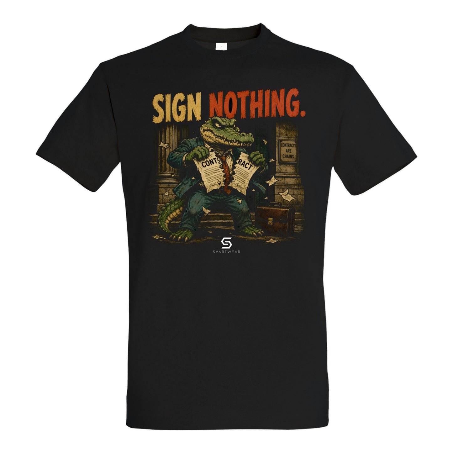 SVARTWEAR Bunte Biester Shirt „SIGN NOTHING.“