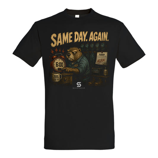 SVARTWEAR Bunte Biester Shirt „SAME DAY AGAIN.“