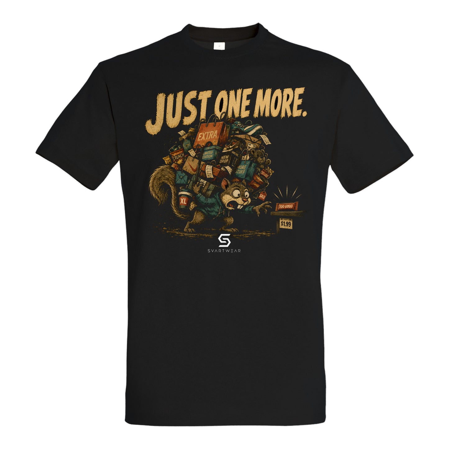 SVARTWEAR Bunte Biester Shirt „JUST ONE MORE.“