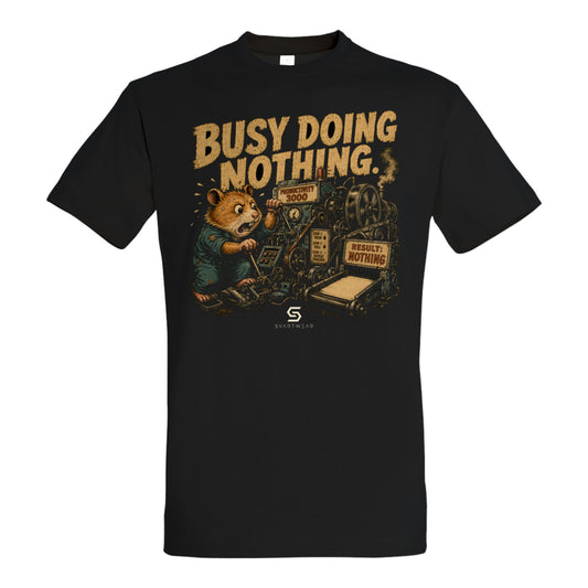 SVARTWEAR Bunte Biester Shirt „BUSY DOING NOTHING.“