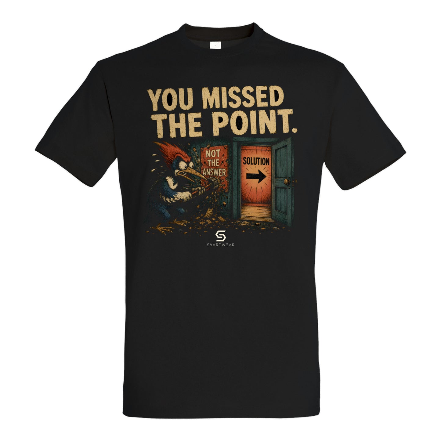 SVARTWEAR Bunte Biester Shirt „YOU MISSED THE POINT.“