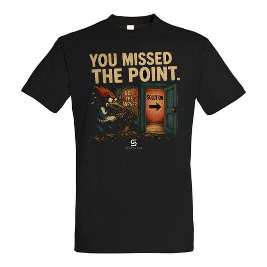 SVARTWEAR Bunte Biester Shirt „YOU MISSED THE POINT.“