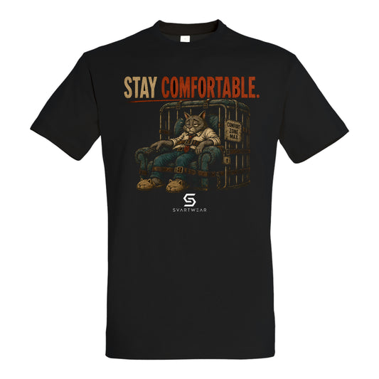 SVARTWEAR Bunte Biester Shirt „STAY COMFORTABLE.“