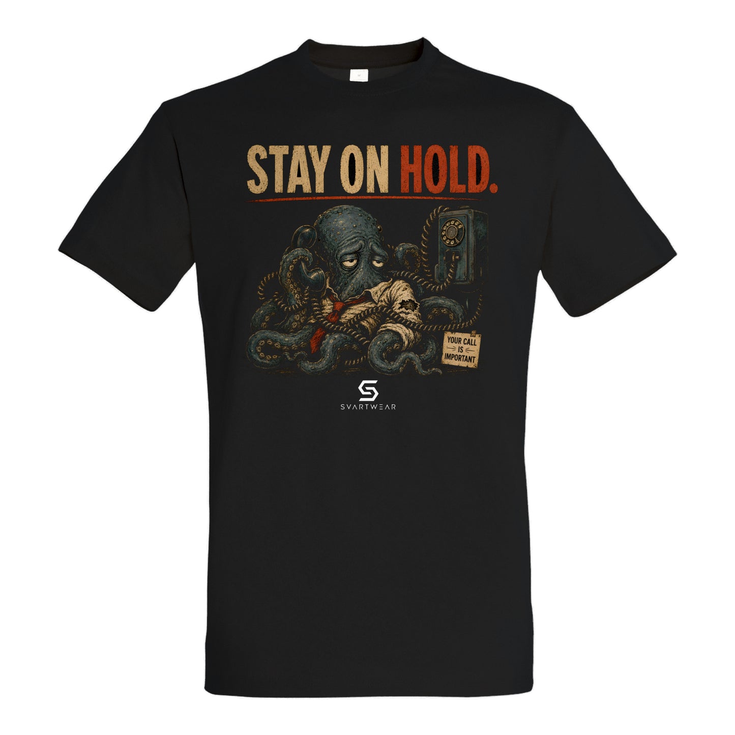 SVARTWEAR Bunte Biester Shirt „STAY ON HOLD.“