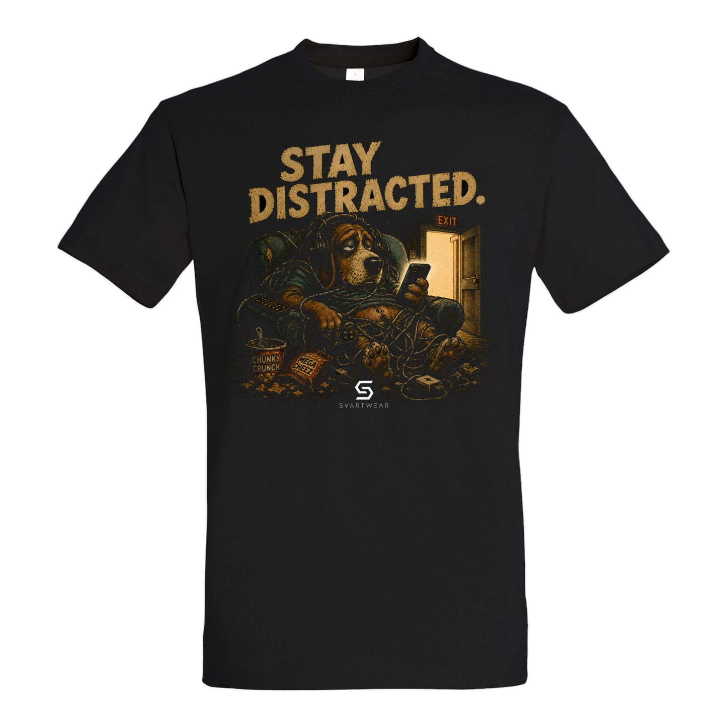 SVARTWEAR Bunte Biester Shirt „STAY DISTRACTED.“
