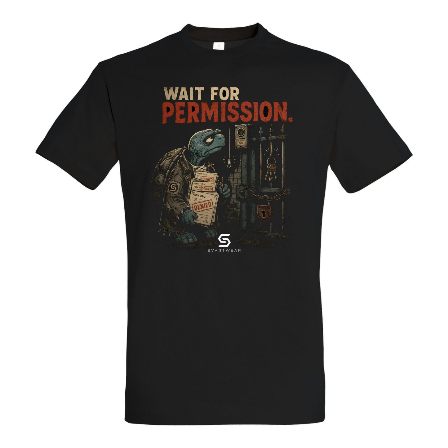 SVARTWEAR Bunte Biester Shirt „WAIT FOR PERMISSION.“