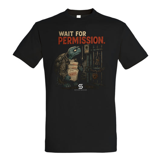 SVARTWEAR Bunte Biester Shirt „WAIT FOR PERMISSION.“