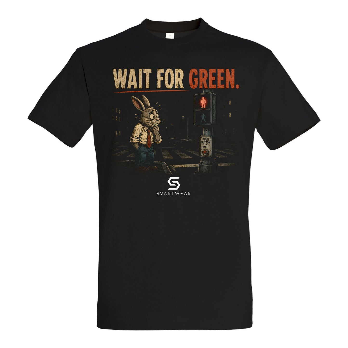 SVARTWEAR Bunte Biester Shirt „WAIT FOR GREEN.“