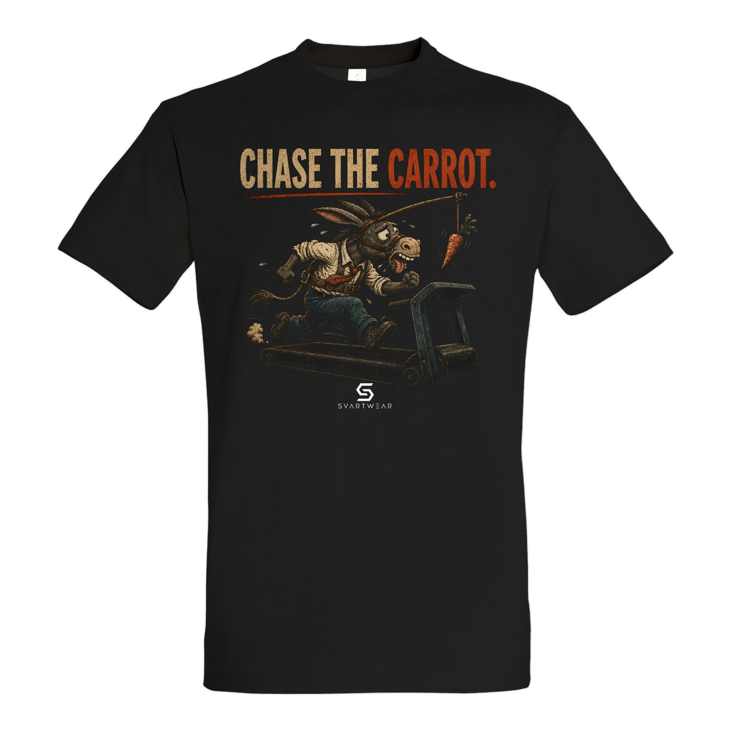 SVARTWEAR Bunte Biester Shirt „CHASE THE CARROT.“