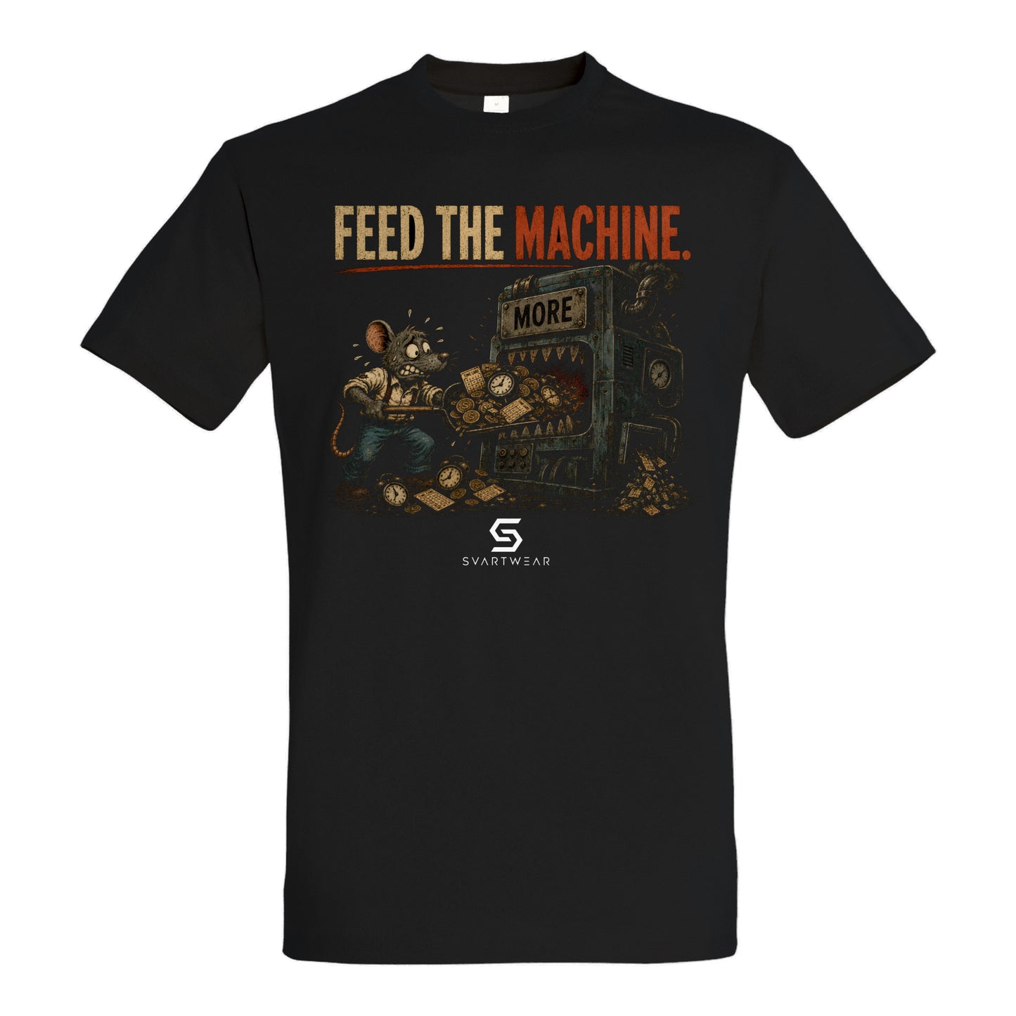 SVARTWEAR Bunte Biester Shirt „FEED THE MACHINE.“