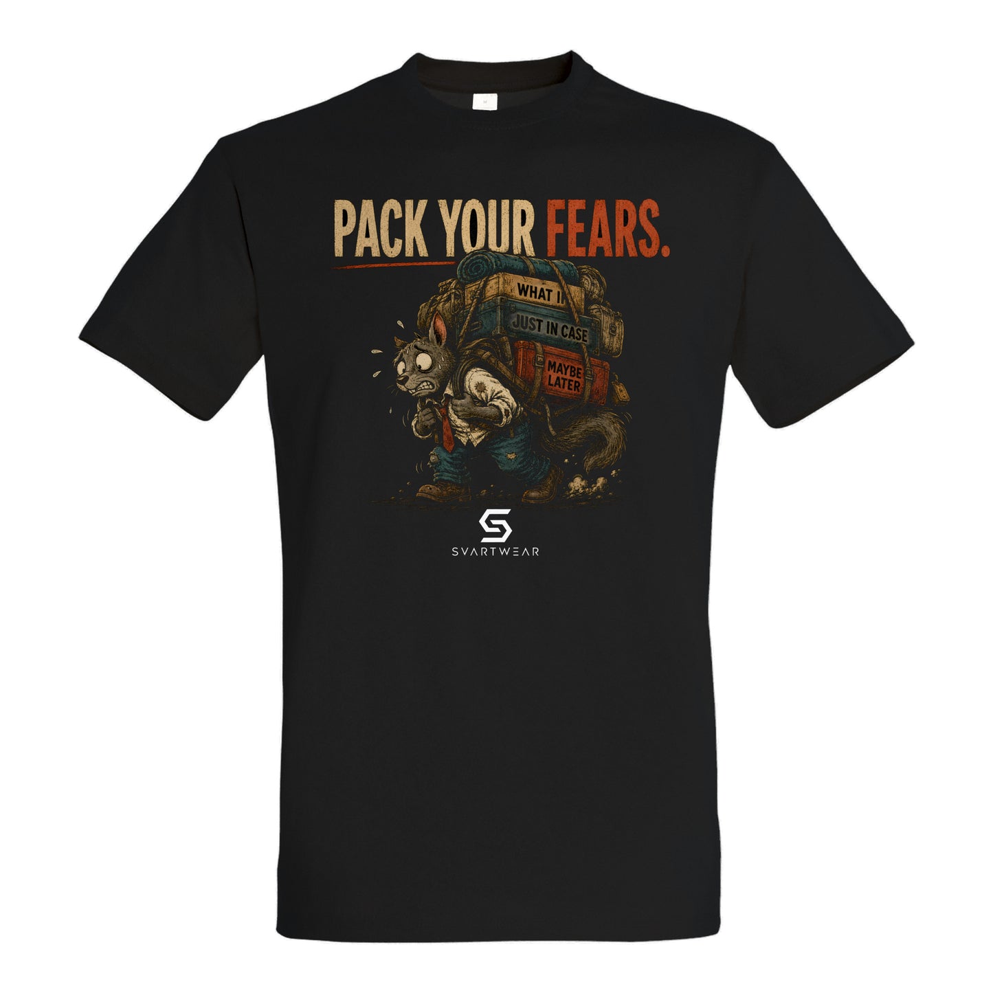 SVARTWEAR Bunte Biester Shirt „PACK YOUR FEARS.“