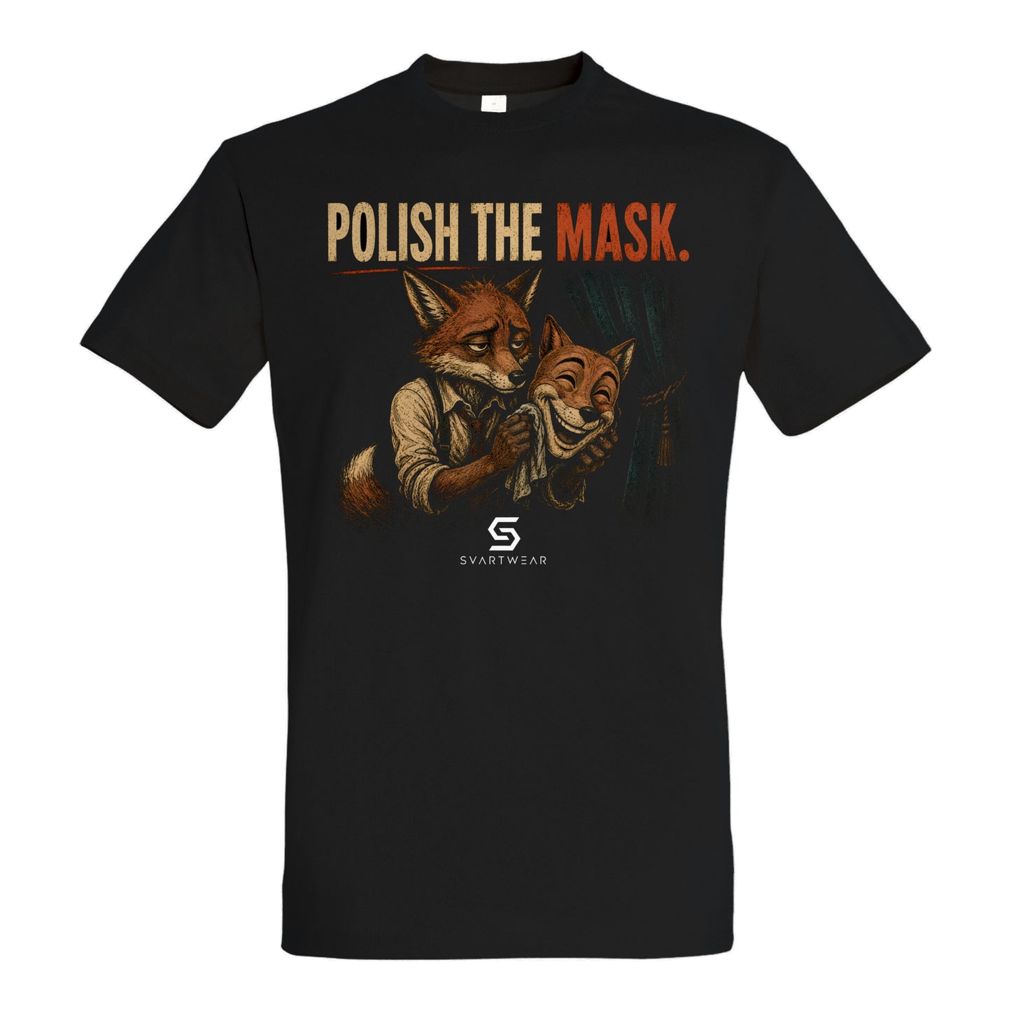 SVARTWEAR Bunte Biester Shirt „POLISH THE MASK.“