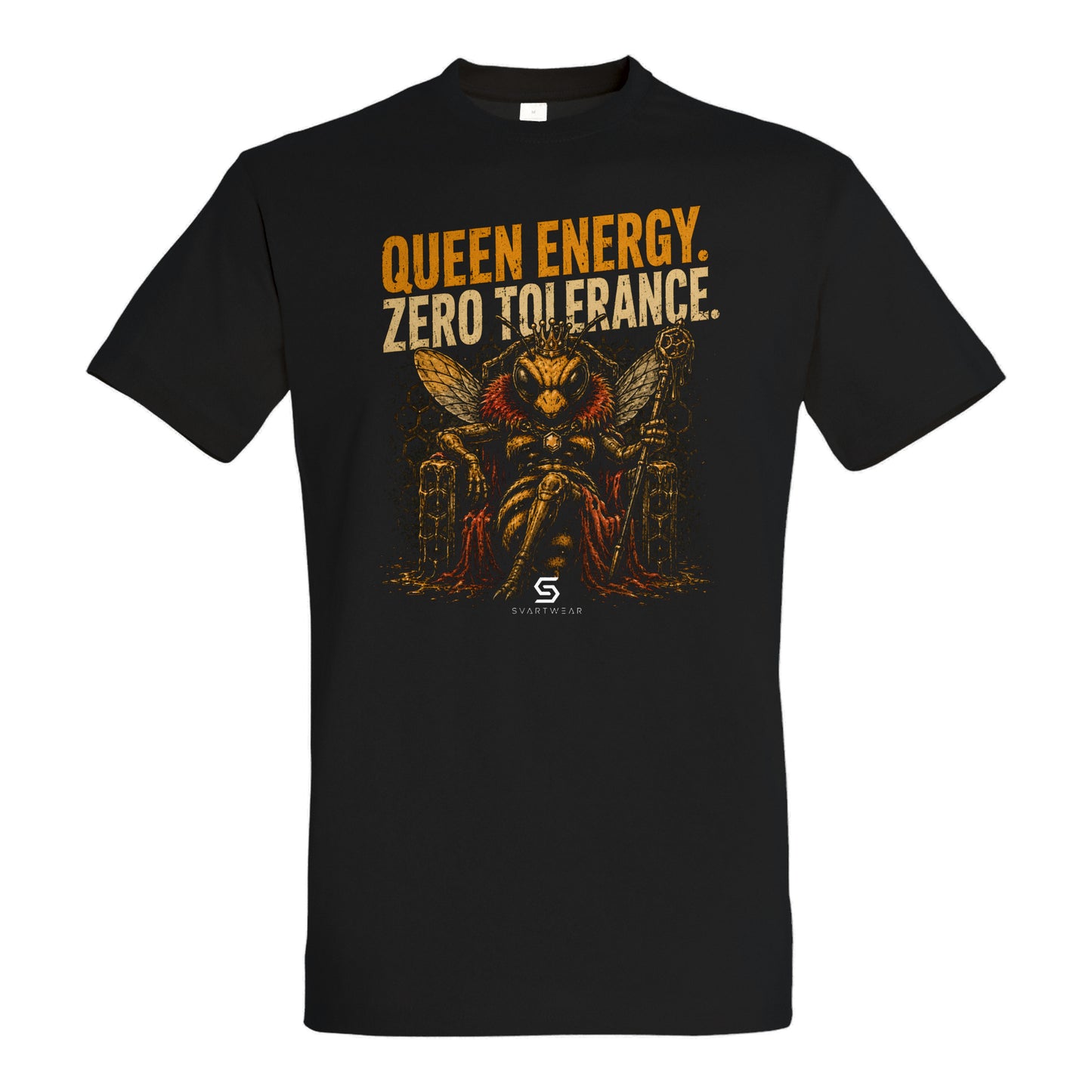 SVARTWEAR Statement Shirt „Queen Energy. Zero Tolerance.“