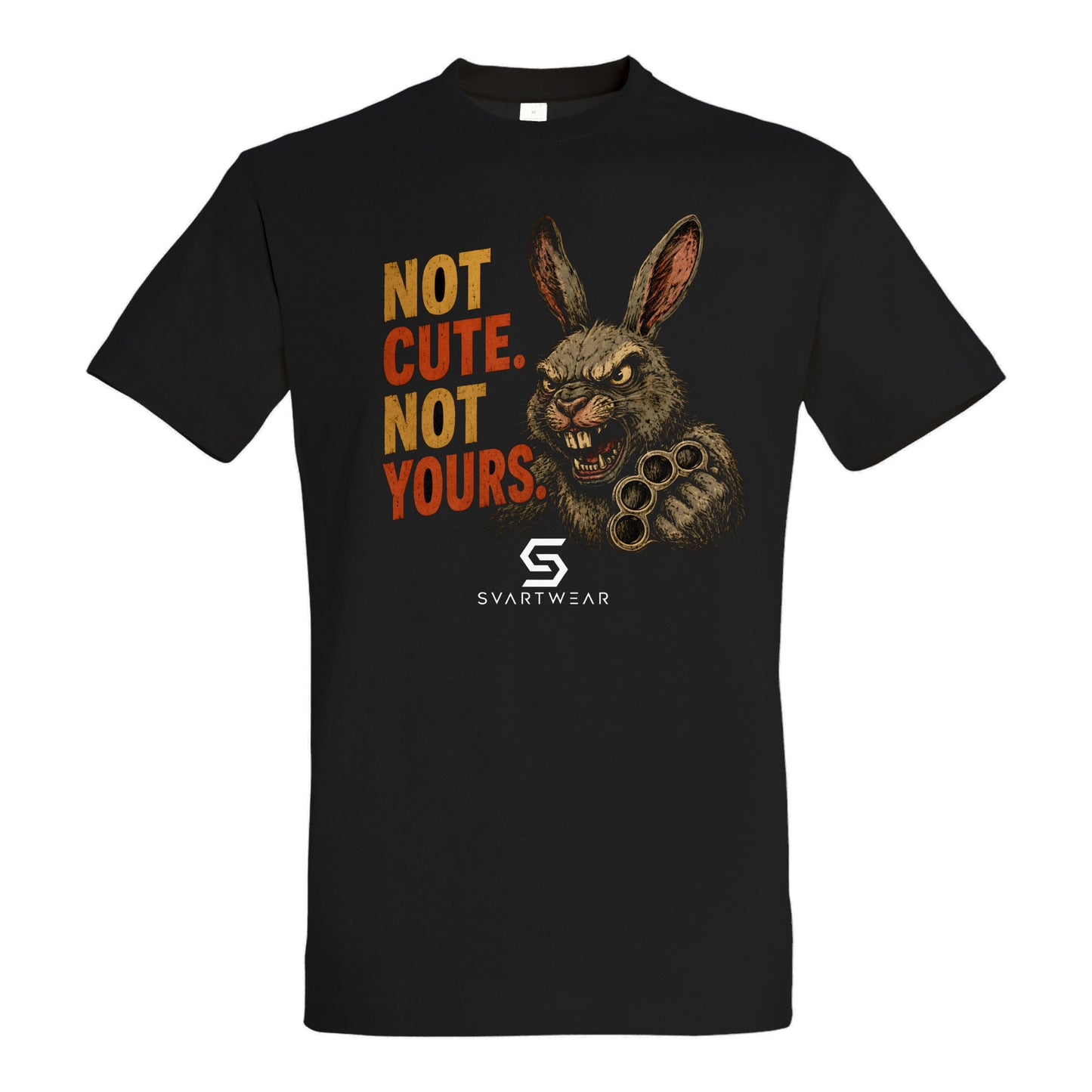 SVARTWEAR Statement Shirt „Not Cute. Not Yours.“