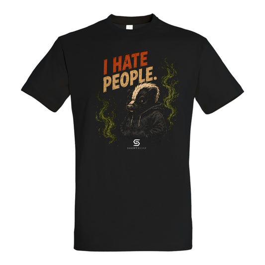 SVARTWEAR Statement Shirt „I Hate People.“