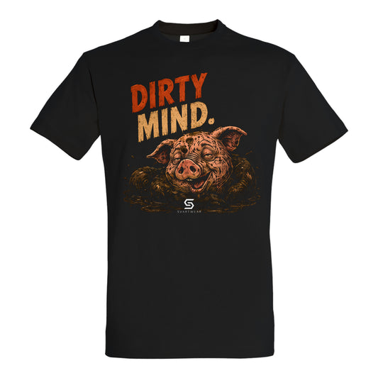 SVARTWEAR Statement Shirt „Dirty Mind.“