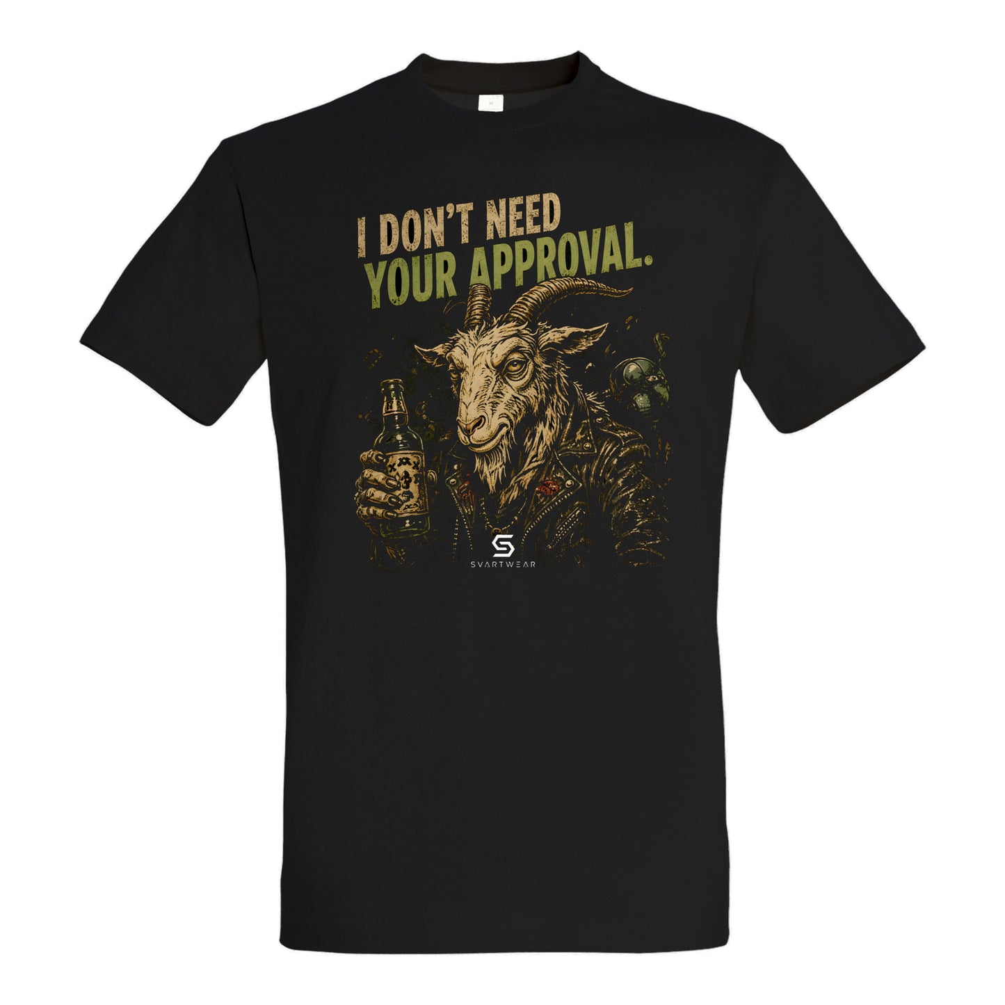 SVARTWEAR Statement Shirt „I Don’t Need Your Approval.“