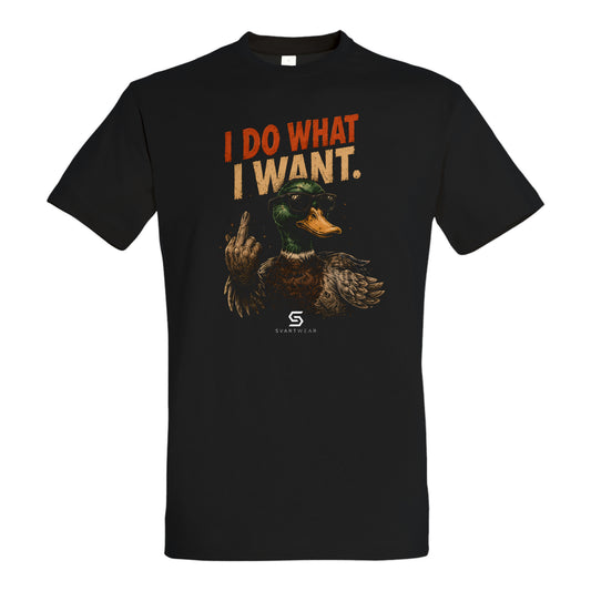 SVARTWEAR Statement Shirt „I DO WHAT I WANT.“
