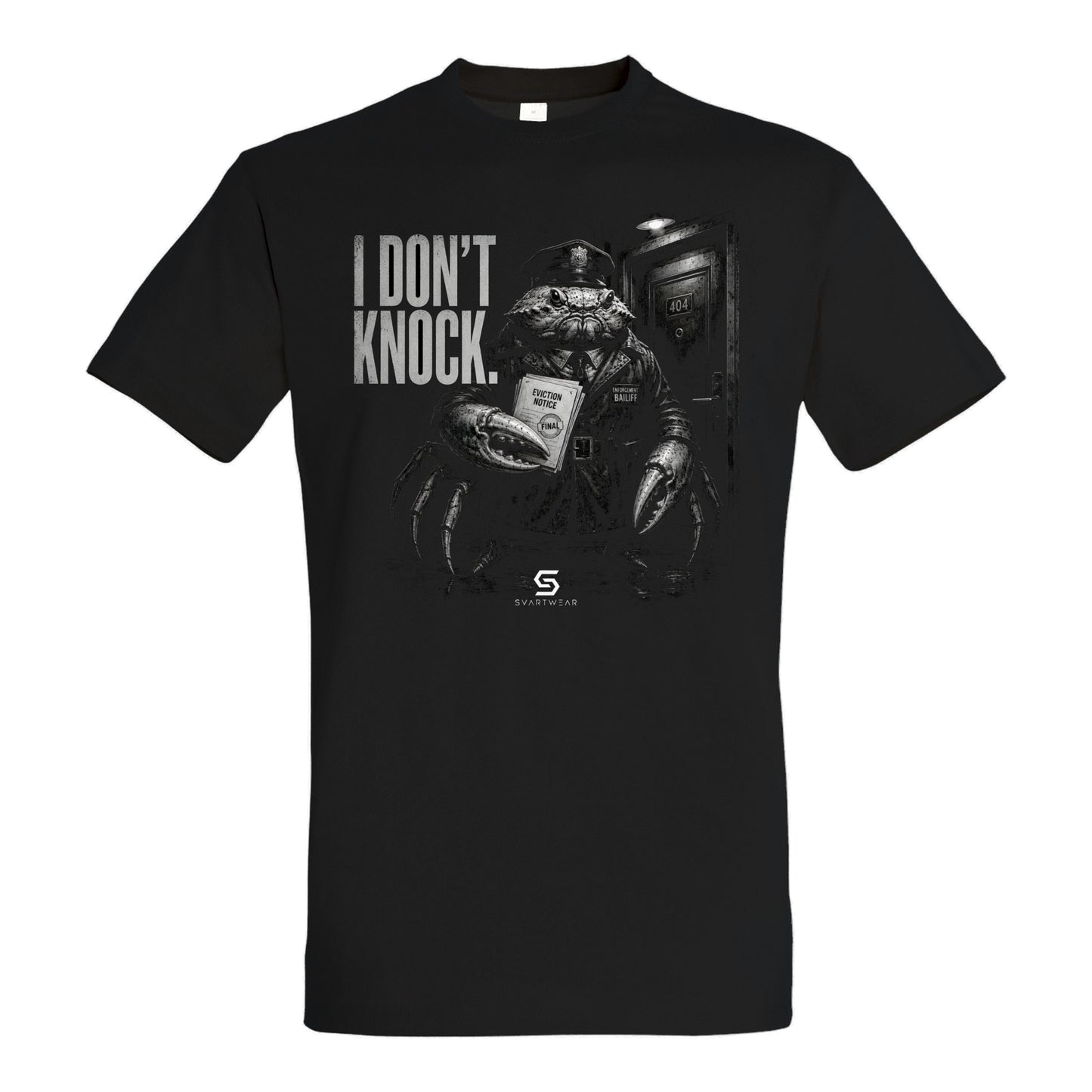 SVARTWEAR Statement Shirt „I Don’t Knock.“