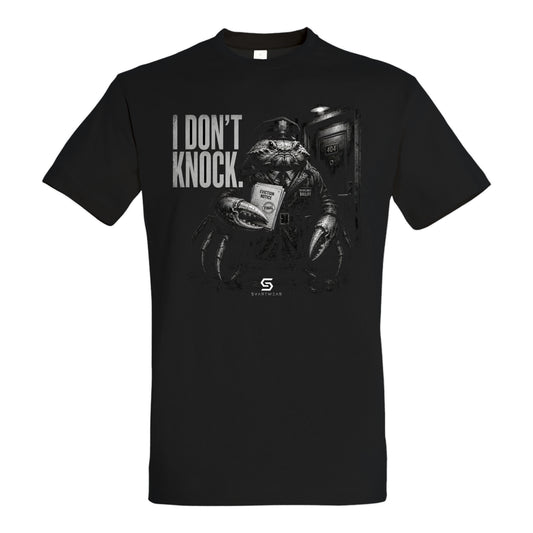 SVARTWEAR Statement Shirt „I Don’t Knock.“