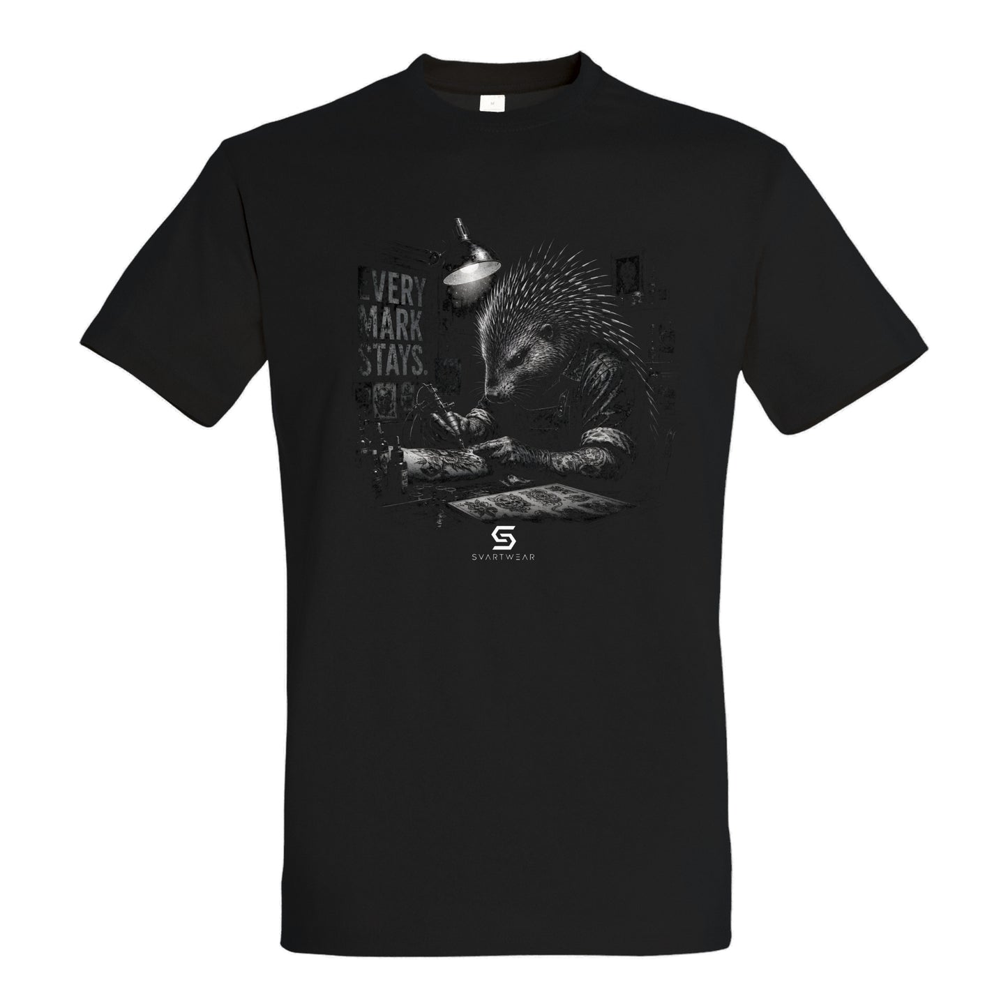 SVARTWEAR Statement Shirt „Every Mark Stays.“