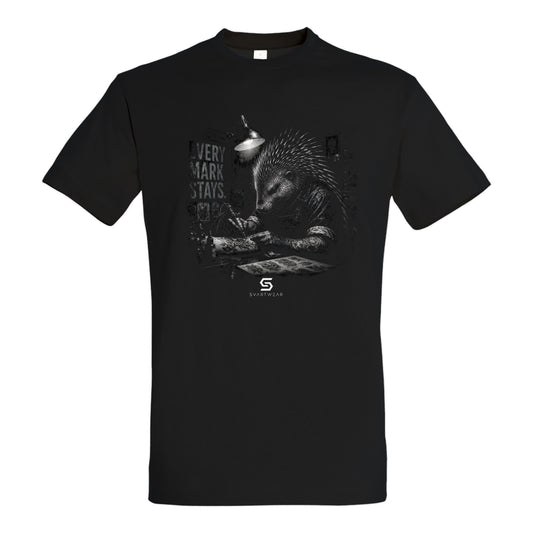SVARTWEAR Statement Shirt „Every Mark Stays.“