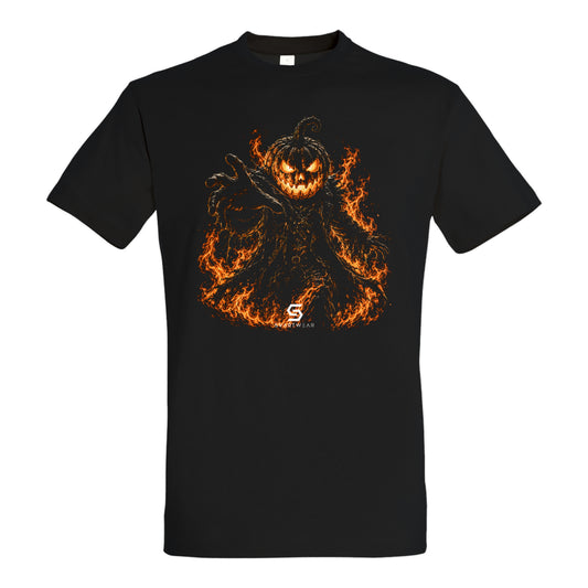 SVARTWEAR Halloween Shirt „The Burning Jack.“