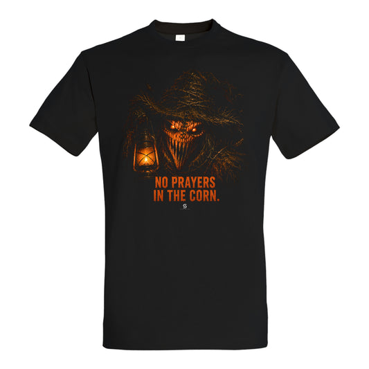 SVARTWEAR Halloween Shirt „No Prayers in the Corn.“