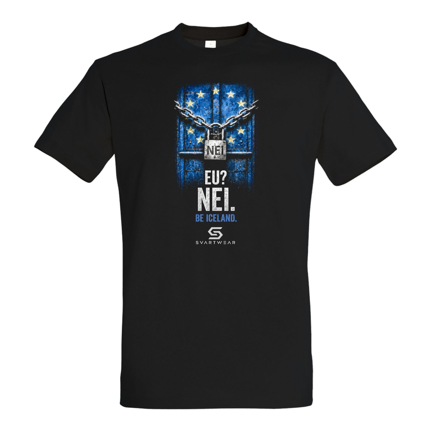 Iceland EU Referendum 2026 – EU? NEI. | SVARTWEAR Statement Shirt