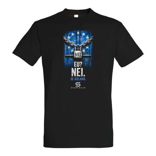 Iceland EU Referendum 2026 – EU? NEI. | SVARTWEAR Statement Shirt