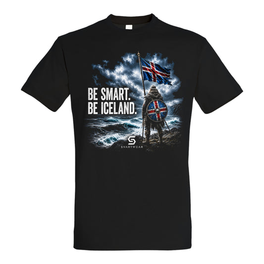 Iceland EU Referendum 2026 - Be Smart. Be Iceland. | SVARTWEAR Shirt