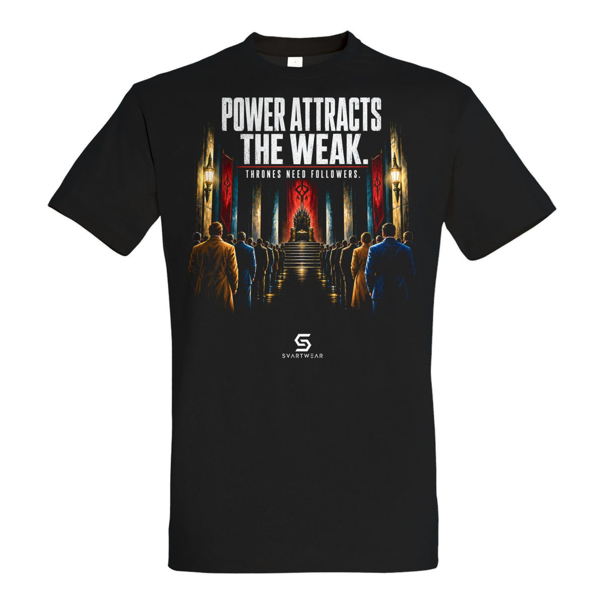 SVARTWEAR Beobachter Shirt „Power Attracts the Weak.“