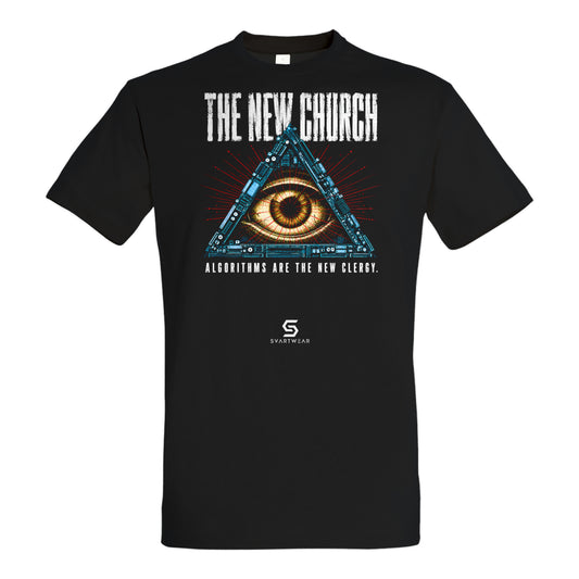 SVARTWEAR Statement Shirt „The New Church.“