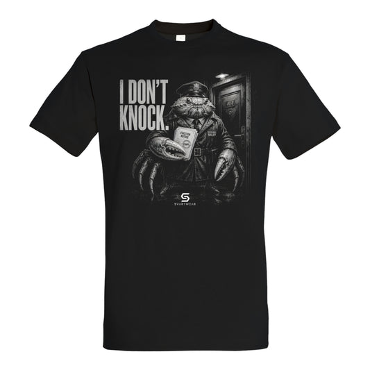 SVARTWEAR Statement Shirt „I Don’t Knock.“