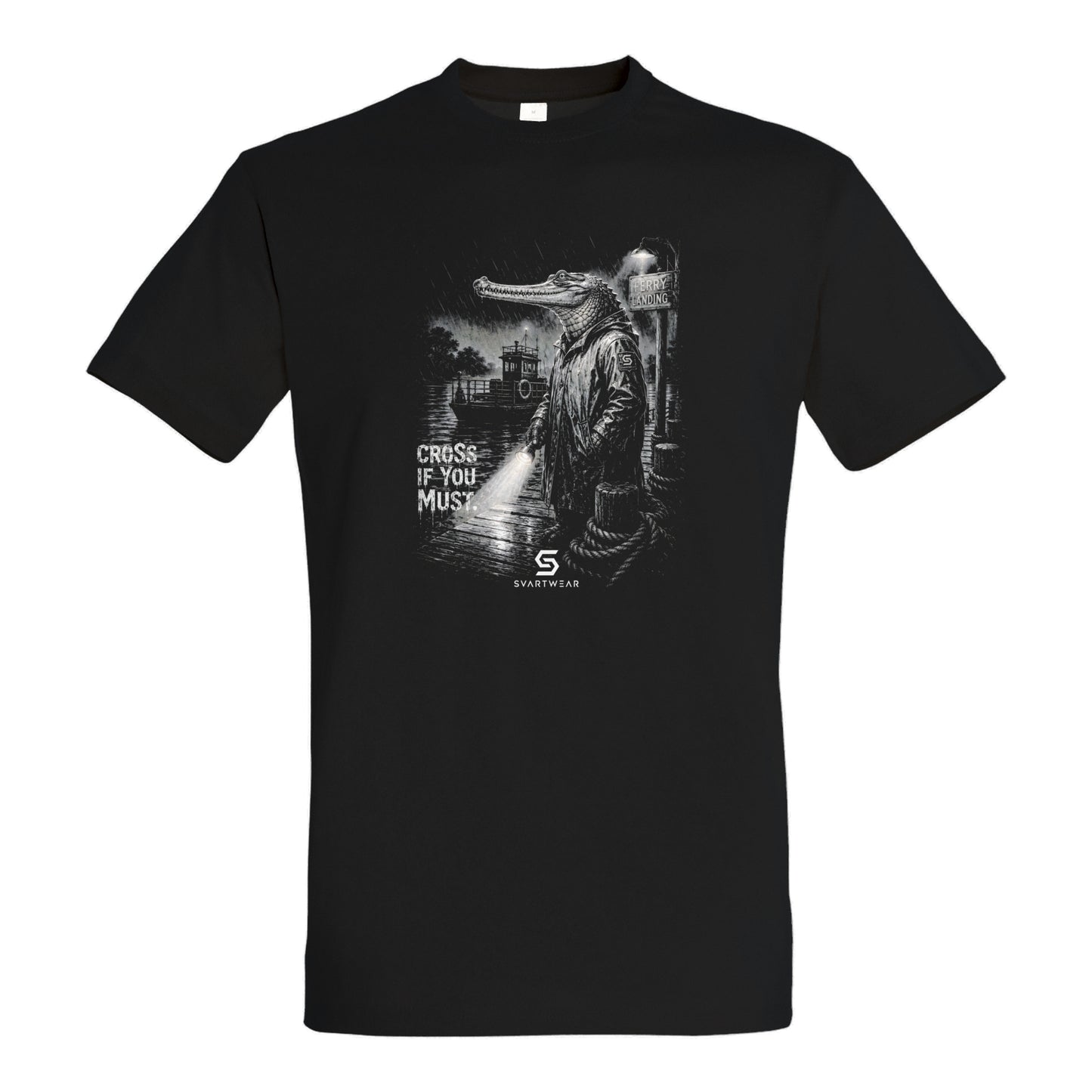 SVARTWEAR Dunkle Biester Shirt „Cross If You Must.“