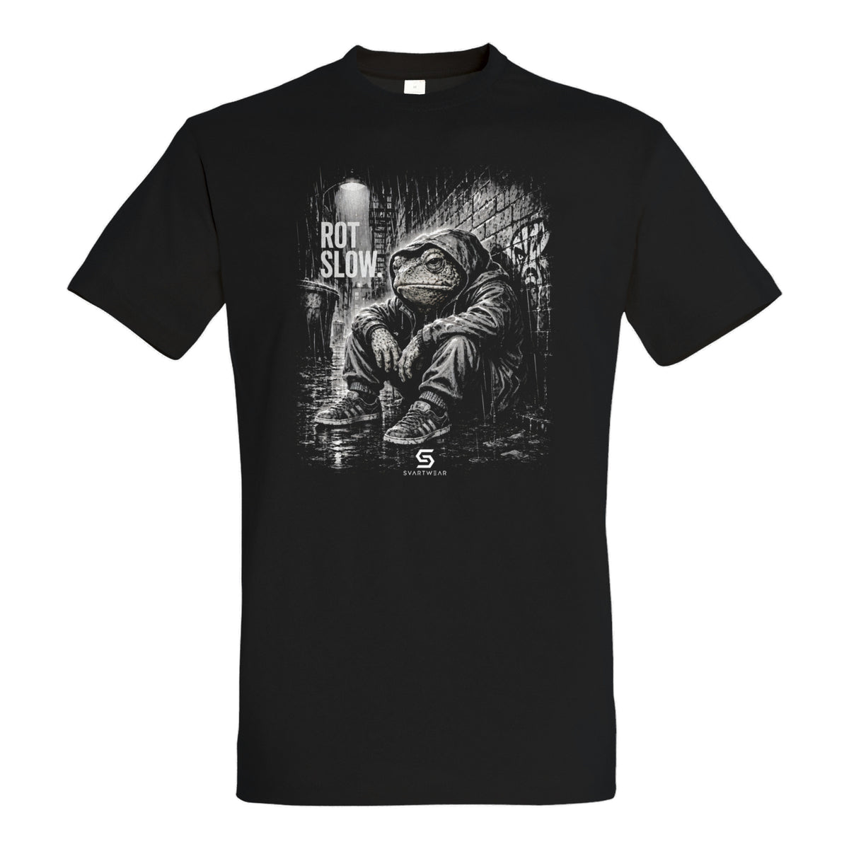 SVARTWEAR Dunkle Biester Shirt „Rot Slow.“