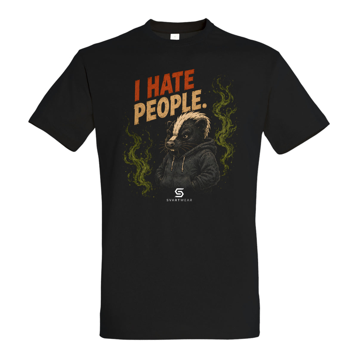 SVARTWEAR Statement Shirt „I Hate People.“