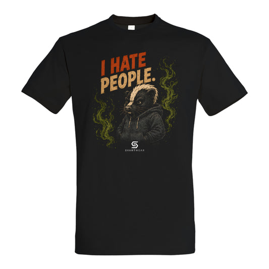 SVARTWEAR Statement Shirt „I Hate People.“