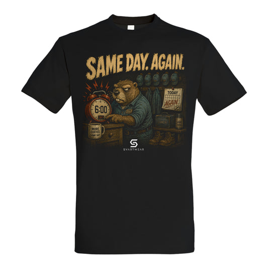SVARTWEAR Bunte Biester Shirt „SAME DAY AGAIN.“