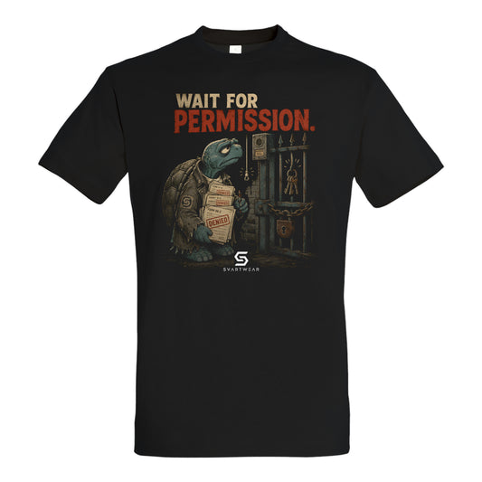 SVARTWEAR Bunte Biester Shirt „WAIT FOR PERMISSION.“