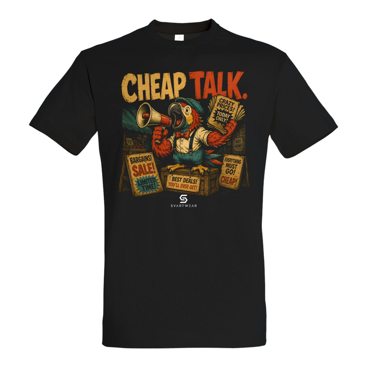 SVARTWEAR Bunte Biester Shirt „CHEAP TALK. 2“